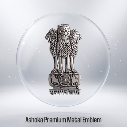 Tecno Camon 50 5G Compatible Satyamev Jayate 3D Metal Emblem Sticker