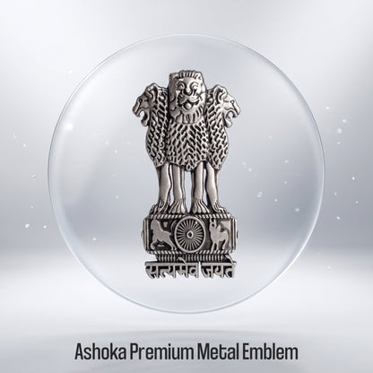 Oppo Reno 10 5G Compatible Satyamev Jayate 3D Metal Emblem Sticker