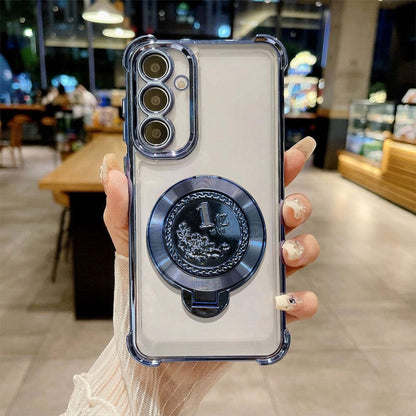 Samsung Galaxy A14 5G Premium Billion Wheel Rotating Shockproof Airbags Case