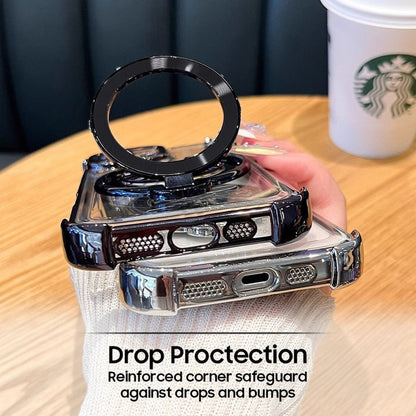 Vivo T4 5G Premium Billion Wheel Rotating Shockproof Airbags Case