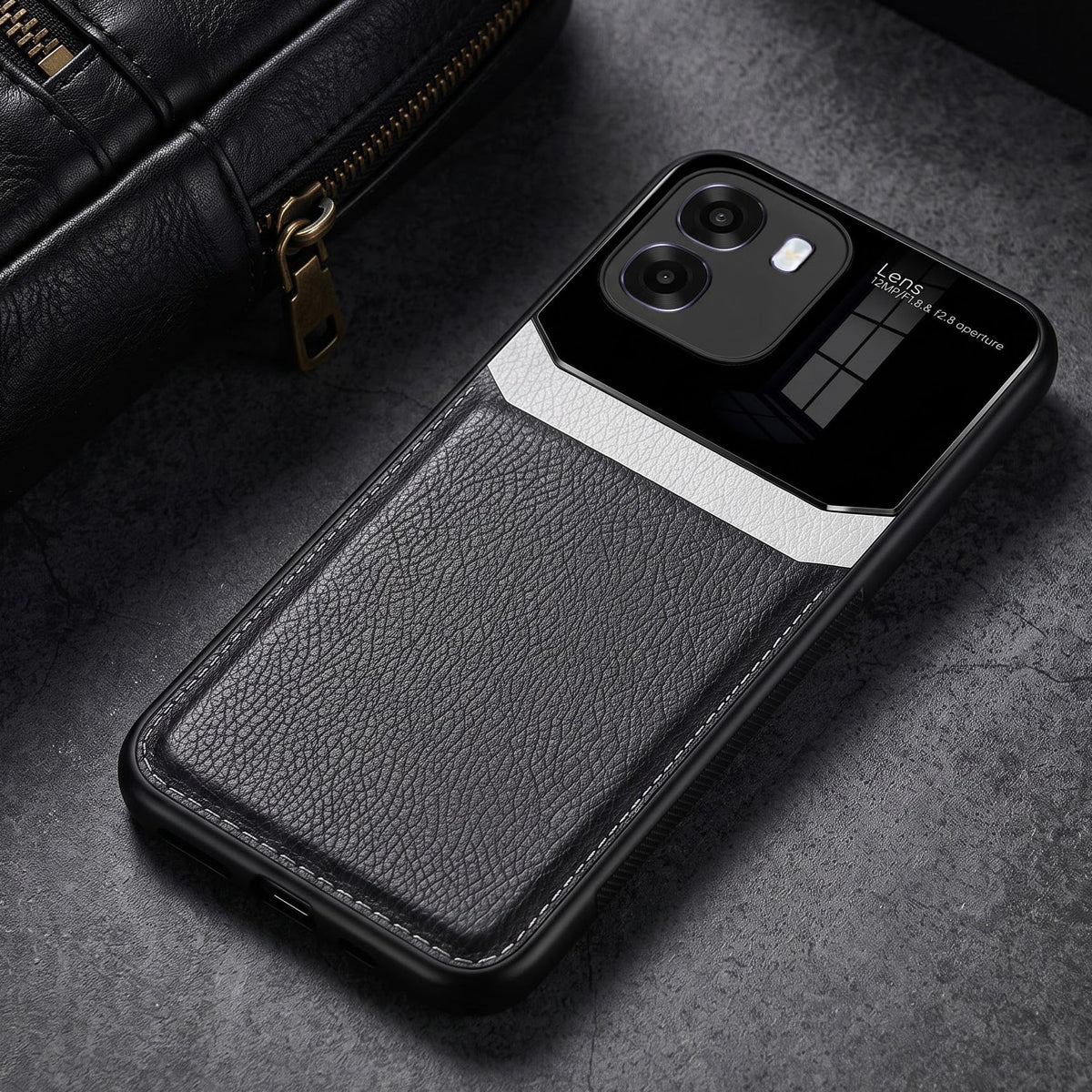 Oppo K14 5G Premium Leather Lens Protective Case