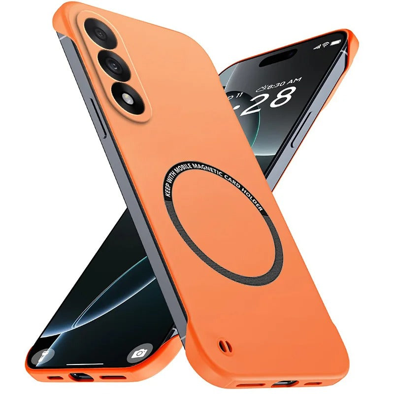 OnePlus Nord 5 Frameless Magnetic Wireless Charging Case - Ultra-Slim Clear MagSafe Compatible Cover