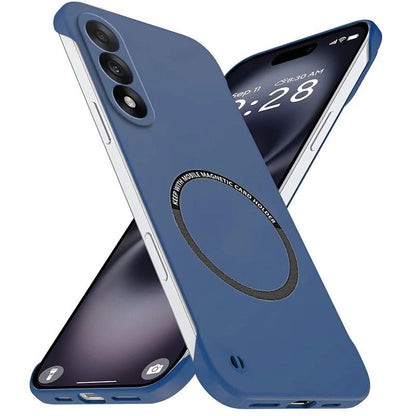 OnePlus Nord 5 Frameless Magnetic Wireless Charging Case - Ultra-Slim Clear MagSafe Compatible Cover