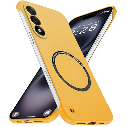 OnePlus Nord 5 Frameless Magnetic Wireless Charging Case - Ultra-Slim Clear MagSafe Compatible Cover