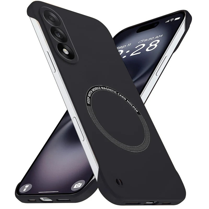 OnePlus Nord CE4 Frameless Magnetic Wireless Charging Case - Ultra-Slim Clear MagSafe Compatible Cover
