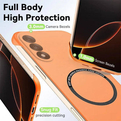 OnePlus Nord CE4 Frameless Magnetic Wireless Charging Case - Ultra-Slim Clear MagSafe Compatible Cover