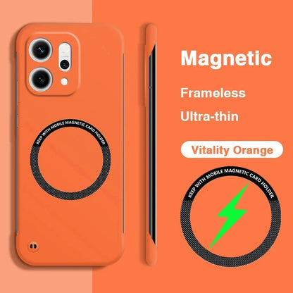 Oppo Reno14 Frameless Magnetic Wireless Charging Case — Ultra-Slim Clear MagSafe Compatible Cover