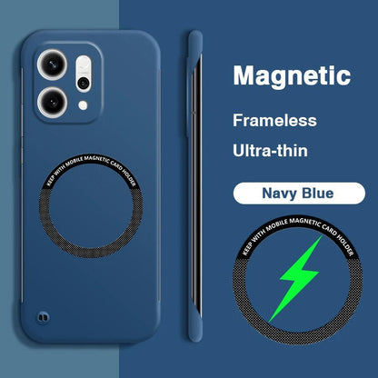Oppo Reno14 Frameless Magnetic Wireless Charging Case — Ultra-Slim Clear MagSafe Compatible Cover