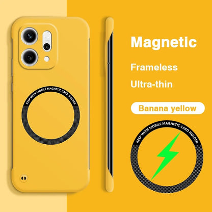 Oppo Reno14 Frameless Magnetic Wireless Charging Case — Ultra-Slim Clear MagSafe Compatible Cover
