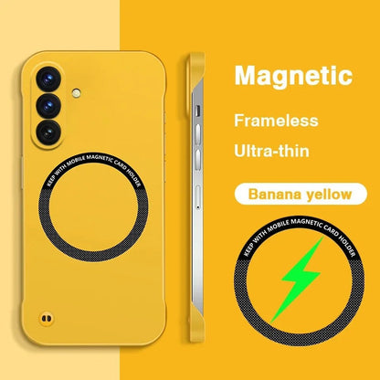 Samsung Galaxy A36 Frameless Magnetic Wireless Charging Case - Ultra-Slim Clear MagSafe Compatible Cover