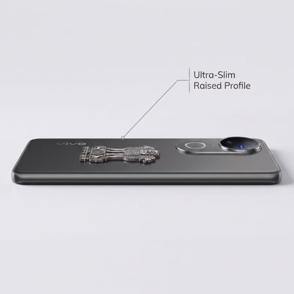 Vivo V50 5G Compatible Satyamev Jayate 3D Metal Emblem Sticker